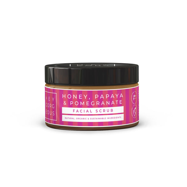 Honey, Papaya & Pomegranate Facial Scrub