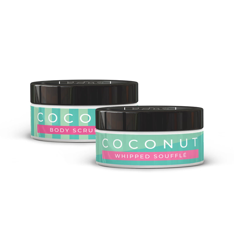 Little Treasure Coconut Soufflé & Scrub Gift Set