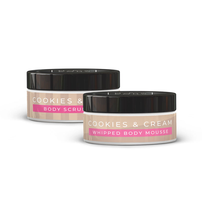 Little Treasure Cookies & Cream Mousse & Scrub Gift Set