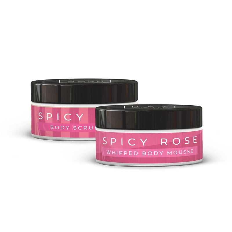 Little Treasure Spicy Rose Mousse & Scrub Gift Set