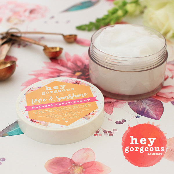 Love & Sunshine All Natural Sunscreen - Hey Gorgeous 