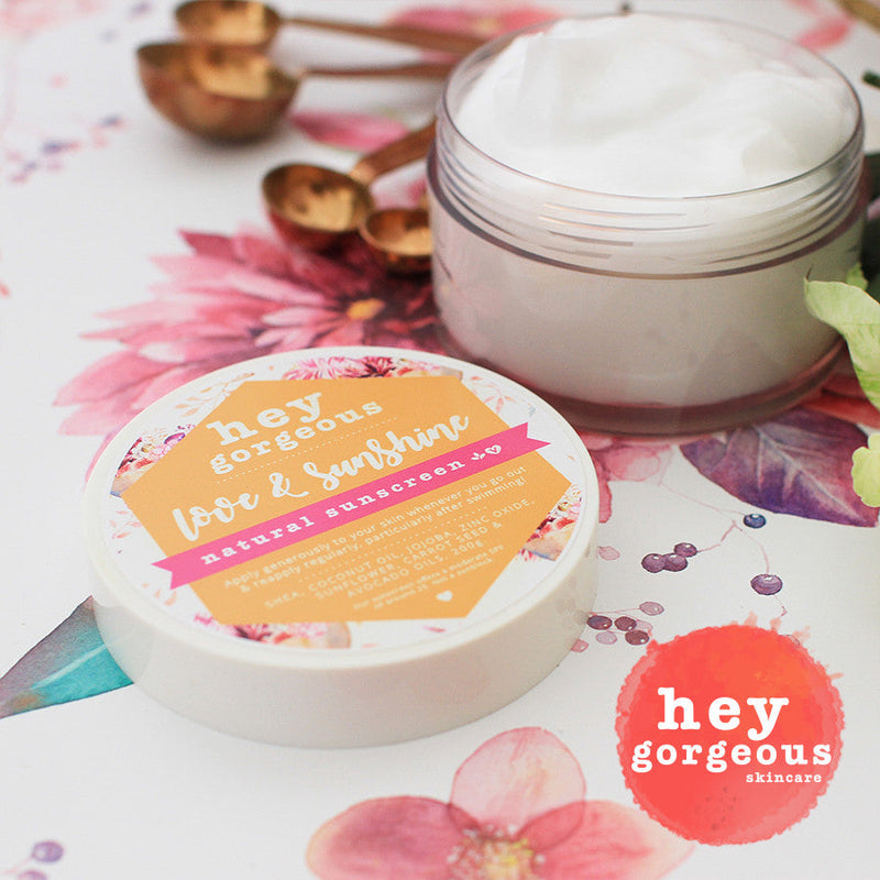 Love & Sunshine All Natural Sunscreen - Hey Gorgeous 