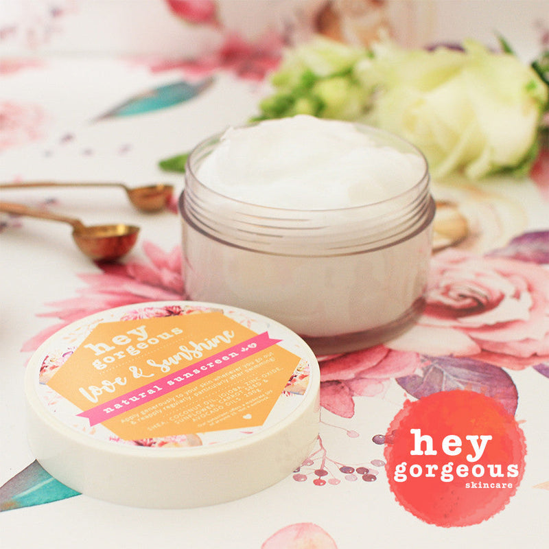 Love & Sunshine All Natural Sunscreen - Hey Gorgeous 